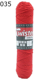 Twister Curly uni Farbe 35