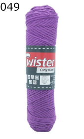 Twister Curly uni Farbe 49