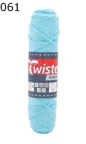 Twister Curly uni Farbe 61