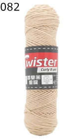 Twister Curly uni Farbe 82