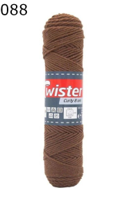 Twister Curly uni Farbe 88