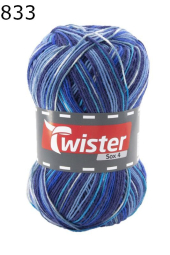 Twister Sox 4 Sockenwolle 23 Farbe 833