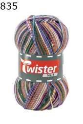 Twister Sox 4 Sockenwolle 23 Farbe 835