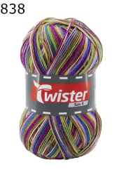 Twister Sox 4 Sockenwolle 23 Farbe 838