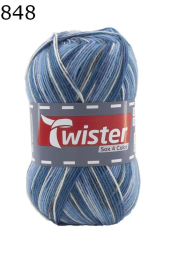 Twister Sox 4 Sockenwolle 24 Farbe 848