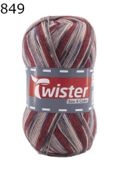 Twister Sox 4 Sockenwolle 24 Farbe 849