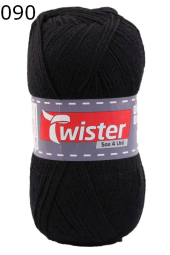 Twister Sox 4 Sockenwolle uni Farbe 90