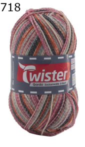 Twister Sox 6 Sockenwolle Farbe 718