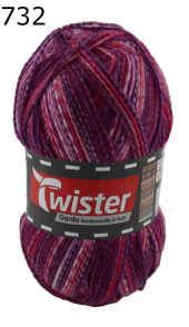 Twister Sox 6 Sockenwolle Farbe 732