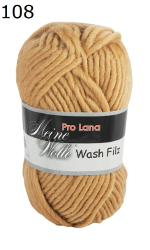 Wash Filz uni Pro Lana Farbe 108