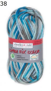 Zimba Fix Color Schoeller-Stahl Farbe 38