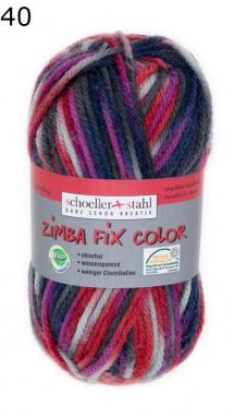 Zimba Fix Color Schoeller-Stahl Farbe 40